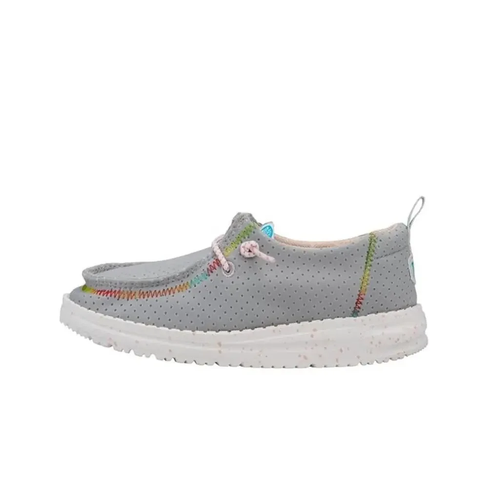 Hey Dude Wendy Perf Neoprene Toddlers US 9 Gray Slip On Comfort Shoes RHS7965